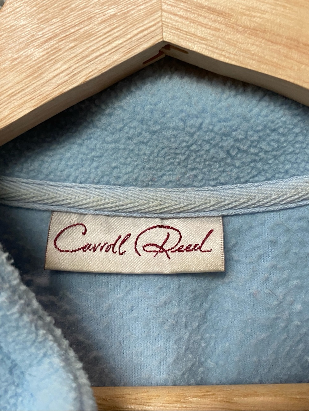 Carroll Reed Light Blue Cozy Fleece Vest